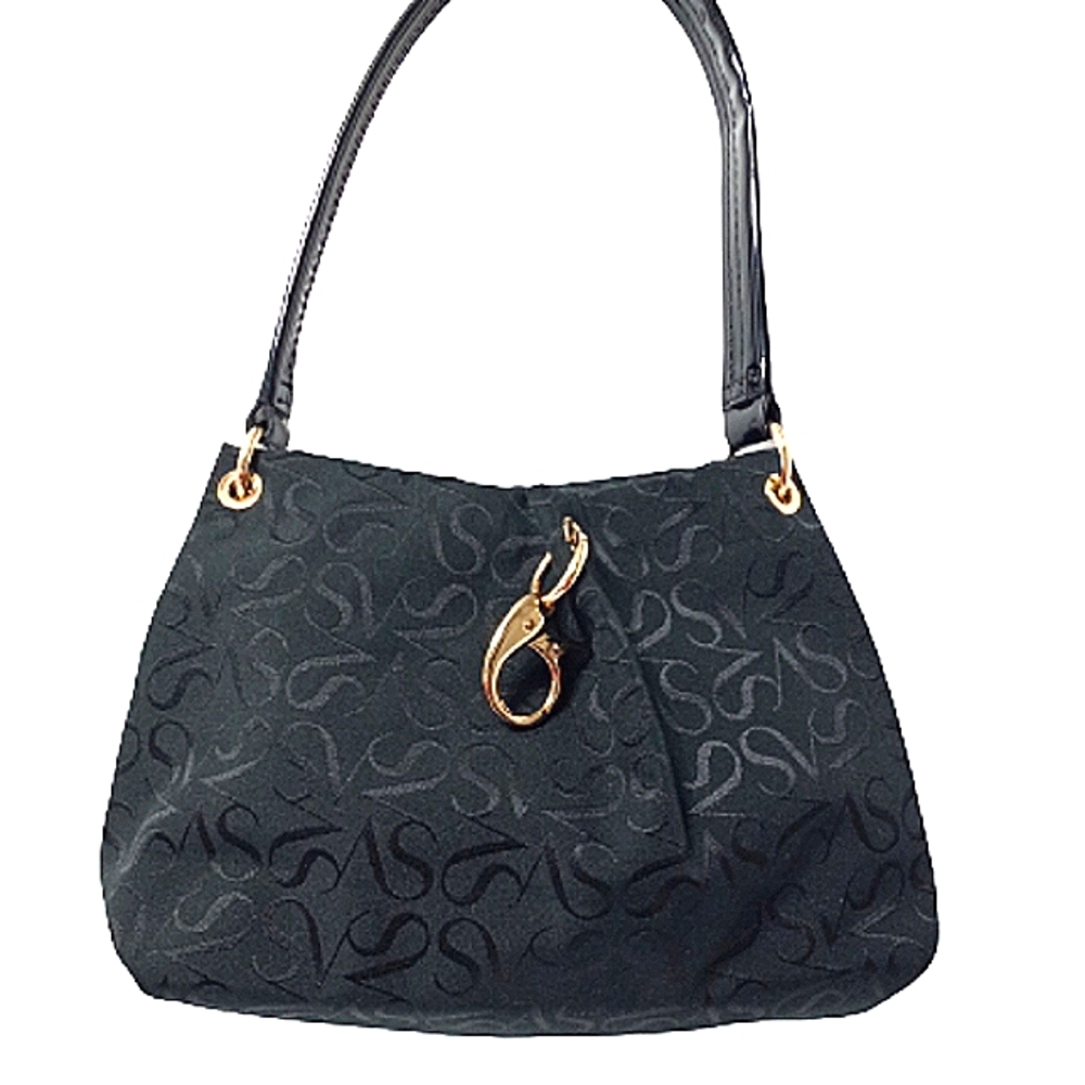 Simply Vera Vera Wang Black Logo Bag